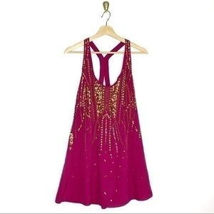 Free People Ella Embellished Slip